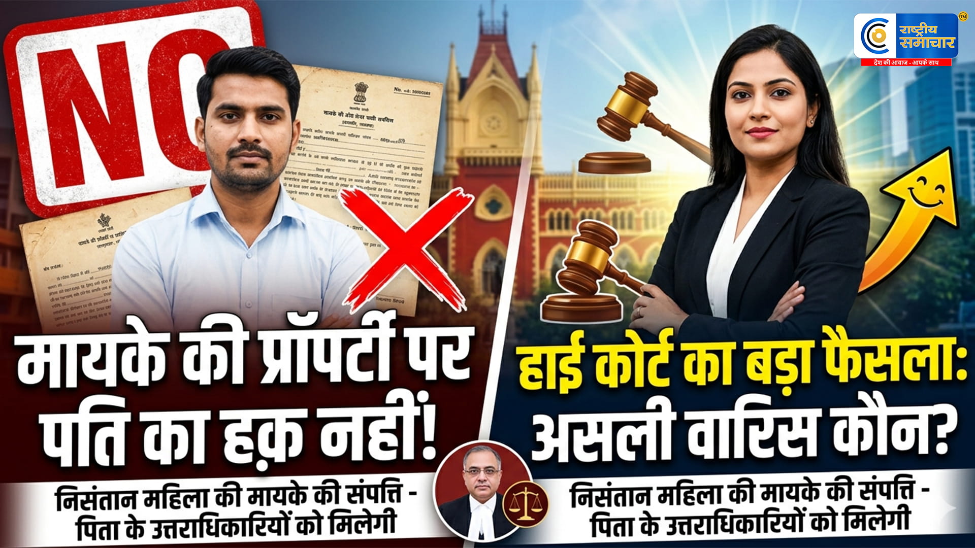 मायके की प्रॉपर्टी पर पति का नहीं हक:आंध्र प्रदेश हाई कोर्ट ने स्पष्ट किया, हाई कोर्ट का बड़ा फैसला, बताया असली वारिस कौन