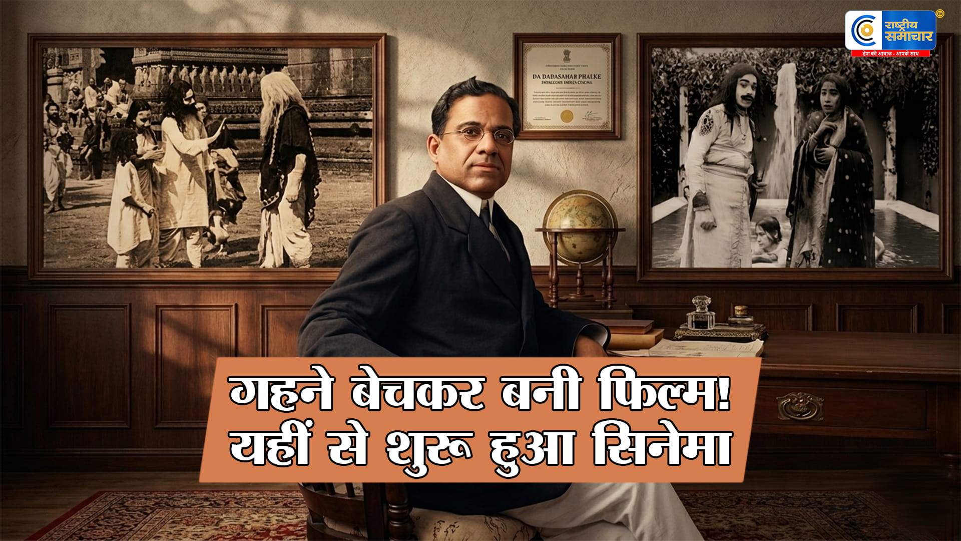 कैसे बनी भारत की पहली फिल्म? गहने बेचकर पत्नी ने दिया साथ,ऐसे खड़ी हुई भारतीय सिनेमा की नींव,दादासाहेब फाल्के और सरस्वती फाल्के 
