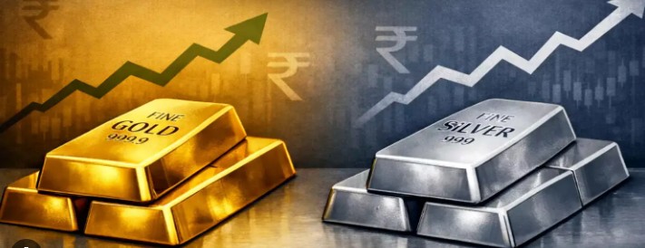 वैश्विक तनाव के कारण भाव आसमान पर  सोना-चांदी में ऐतिहासिक उछाल: चांदी ₹2.65 लाख और सोना ₹1.44 लाख के पार 