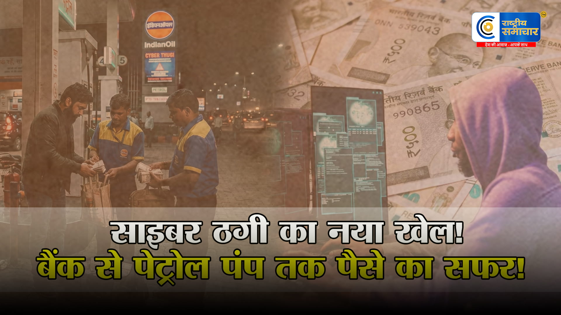 साइबर ठगीपैसों को ठिकाने लगाने का नया पैंतरा, पेट्रोल पंप के जरिए कैश में बदल रहा था गिरोह,एक आरोपी गिरफ्तार  