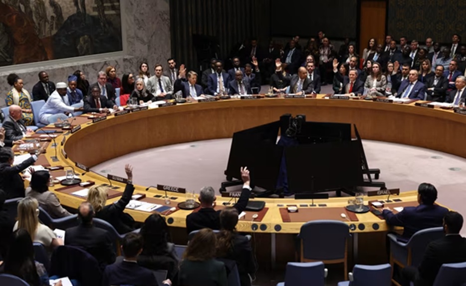 संयुक्त राष्ट्र सुरक्षा परिषद : अमेरिका की गाजा शांति योजना को मंजूरी दी