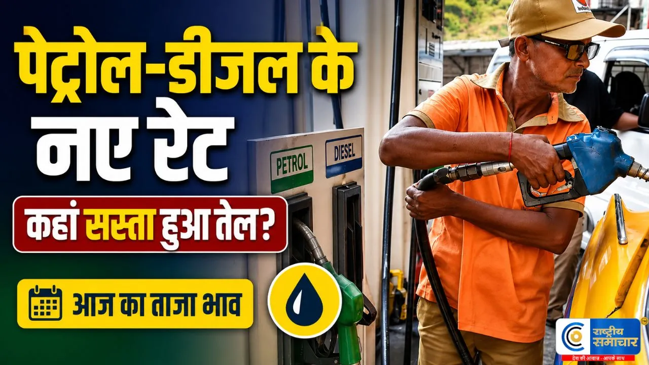 पेट्रोल-डीजल के नए रेट जारी…बेंगलुरु और पटना में सस्ता हुआ तेल; जानें आपके शहर में क्या है ताजा भाव