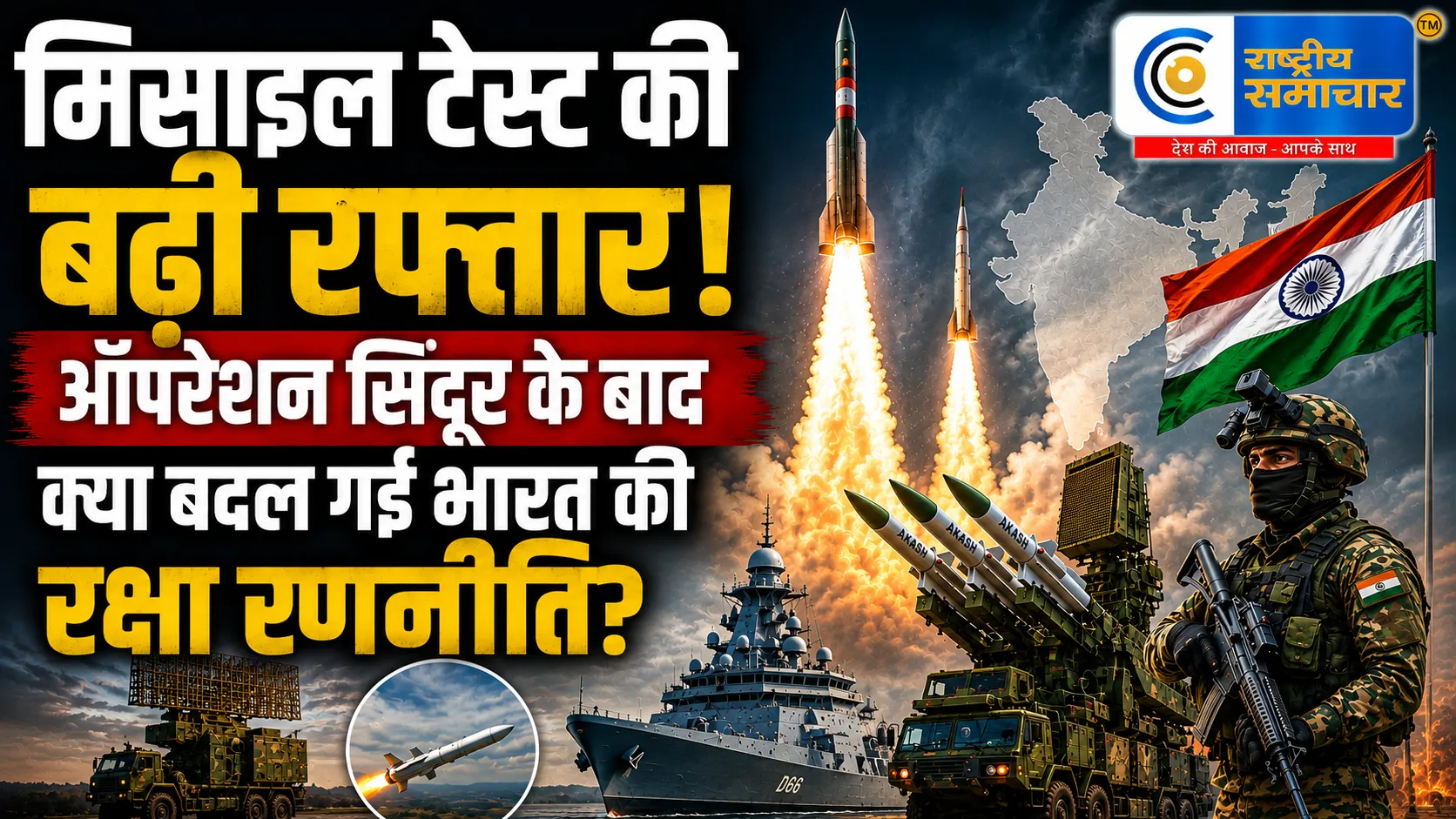 ऑपरेशन सिंदूर के बाद मिसाइल शक्ति पर फोकसक्या भारत बदल रहा है अपनी रक्षा रणनीति?