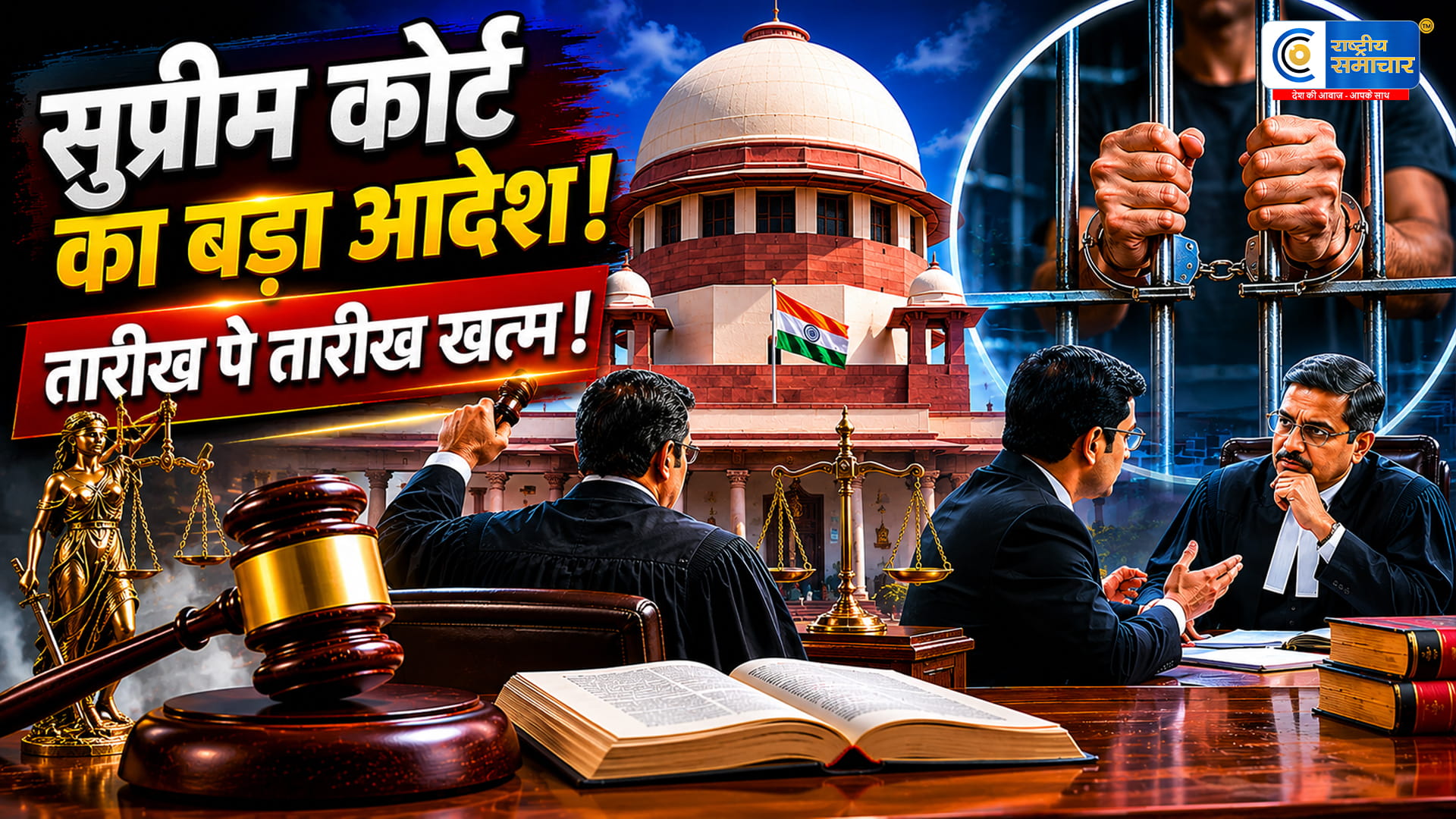 सुप्रीम कोर्ट का बड़ा आदेश: हाई कोर्ट्स को 3 महीने में फैसला सुनाना अनिवार्य, जमानत मामलों में तुरंत राहत का निर्देश
