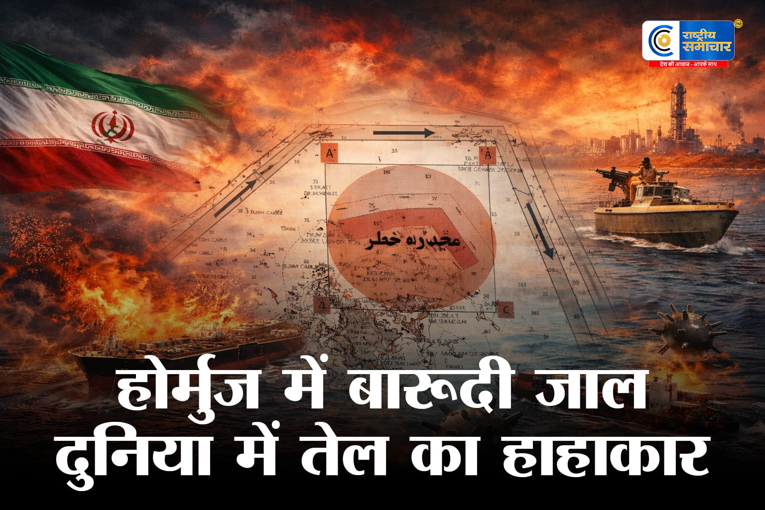 होर्मुज में बारूदी जाल! ईरान ने बदले जहाजों के रास्ते, दुनिया में मचा हड़कंप,Islamic Revolutionary Guard Corps की नई एडवाइजरी