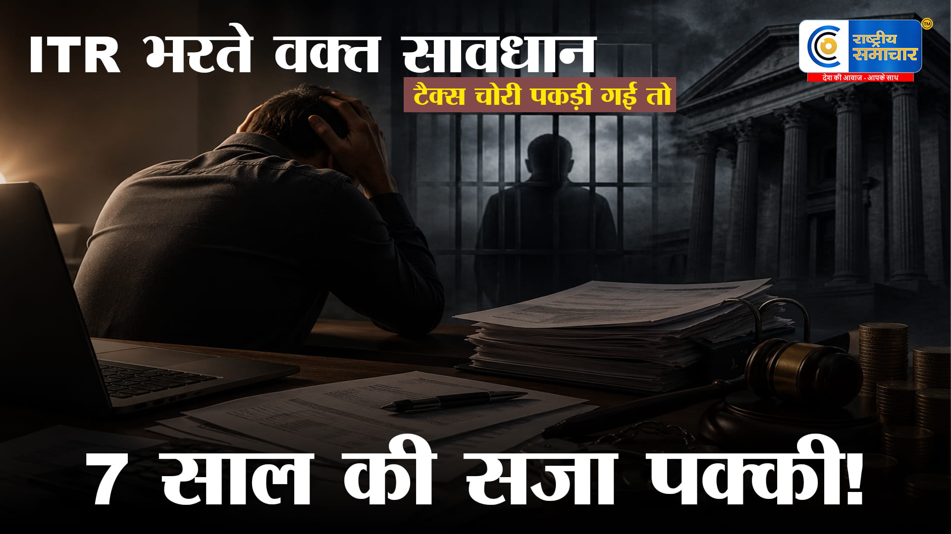 ITRभरते समय जरा सी गलती पड़ सकती है भारी! 7 साल की सजा और 200% जुर्माने का खतरा