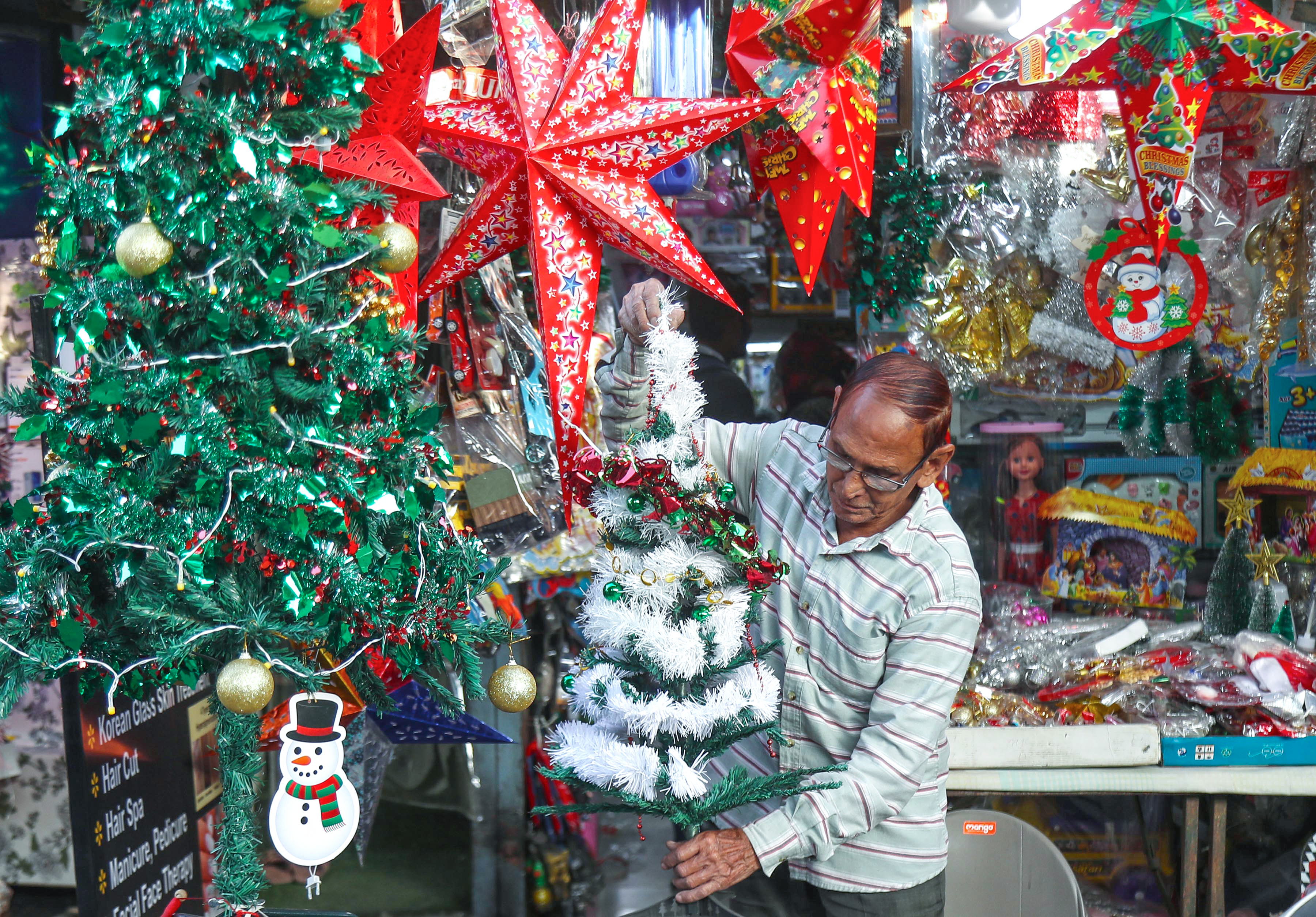 क्रिसमस की सजावट 