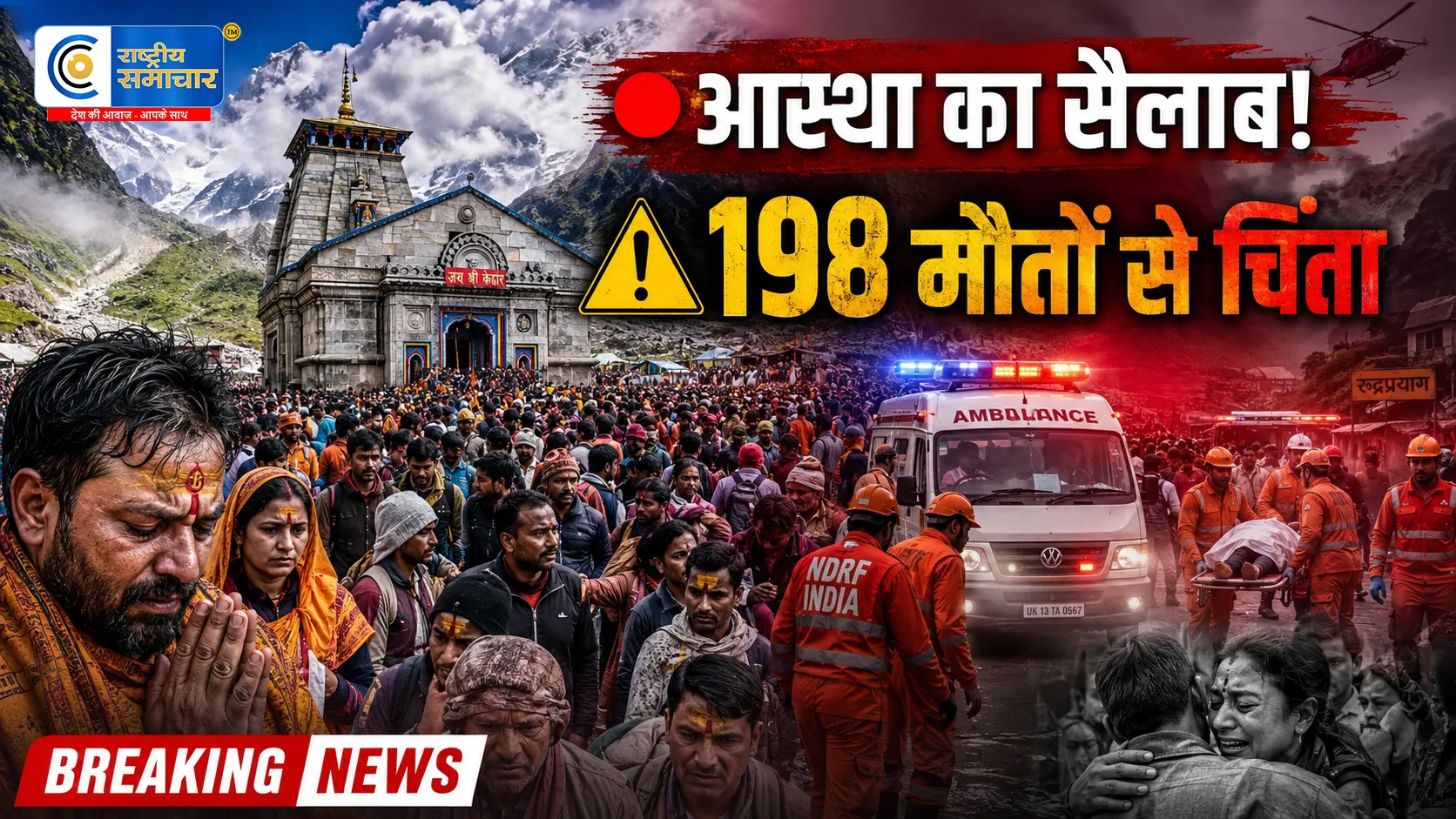 चार धाम में आस्था का महासैलाब!37 लाख श्रद्धालु पहुंचे,यात्रा के दौरान 198 श्रद्धालुओं की मौत ने बढ़ाई चिंता