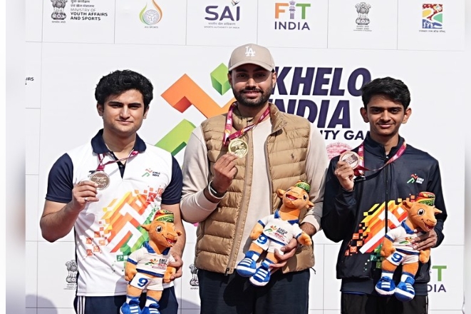 केआईयूजी 2025: एलपीयू के सरताज तिवाना ने मानसिक थकान और पिता की बीमारी से उबरते हुए 50 मीटर राइफल 3पी में जीता गोल्ड