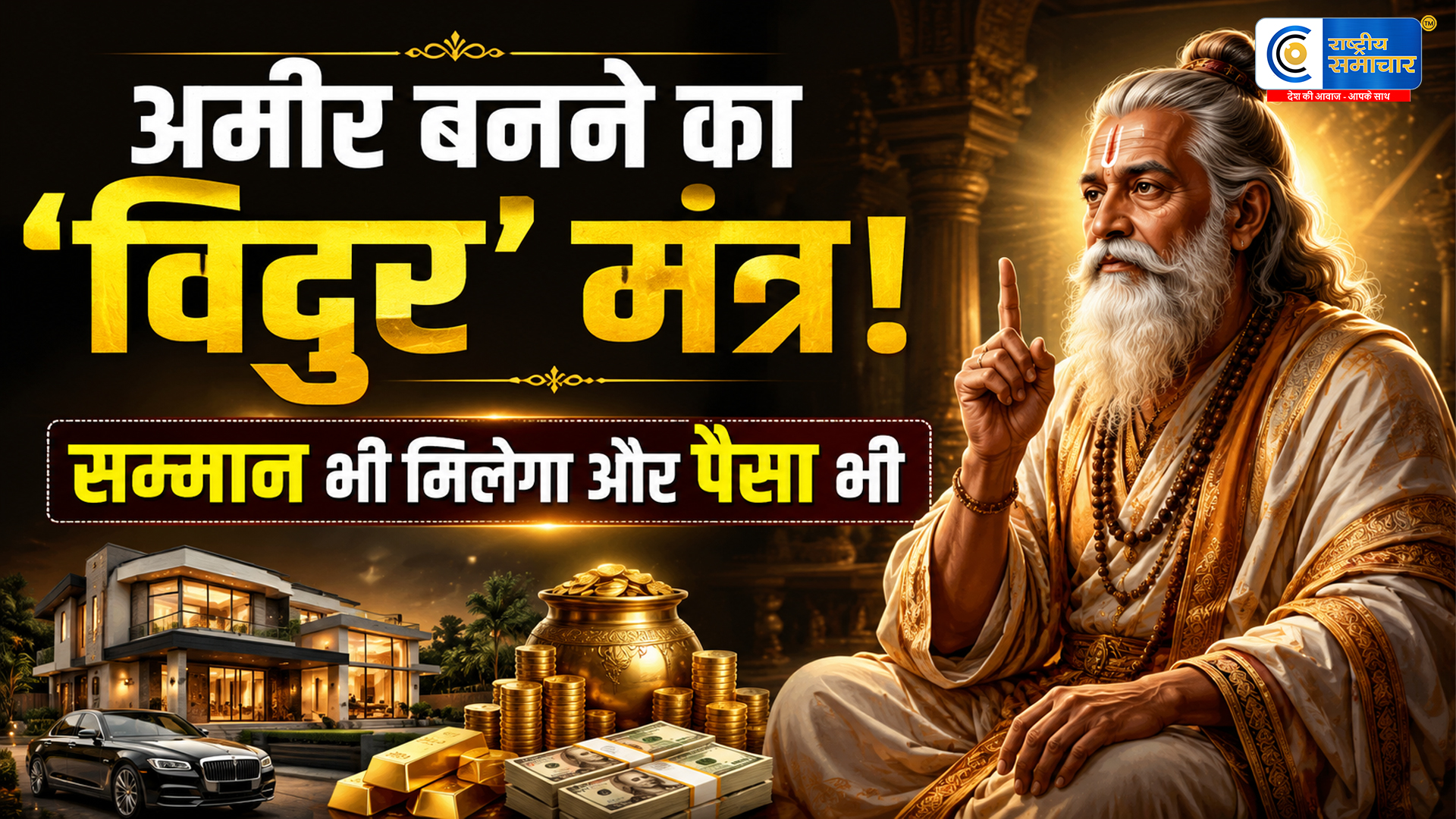 जीवन में कभी हारना नहीं चाहते ?महात्मा विदुर के ये 3 ‘कड़वे सच’ आपको बना सकते हैं अमीर, सफल और सम्मानित इंसान 