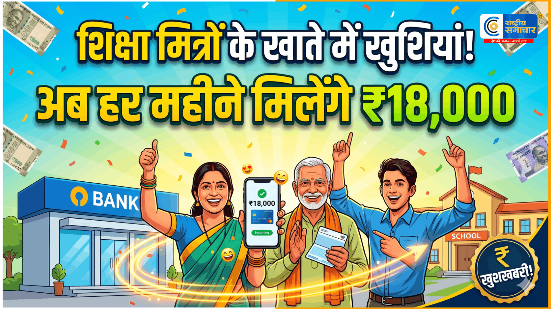 शिक्षा मित्रों की बड़ी जीत:₹250 करोड़ फंड जारी, अब हर महीने मिलेंगे ₹18,000,1 मई से खातों में आएगी बढ़ी सैलरी