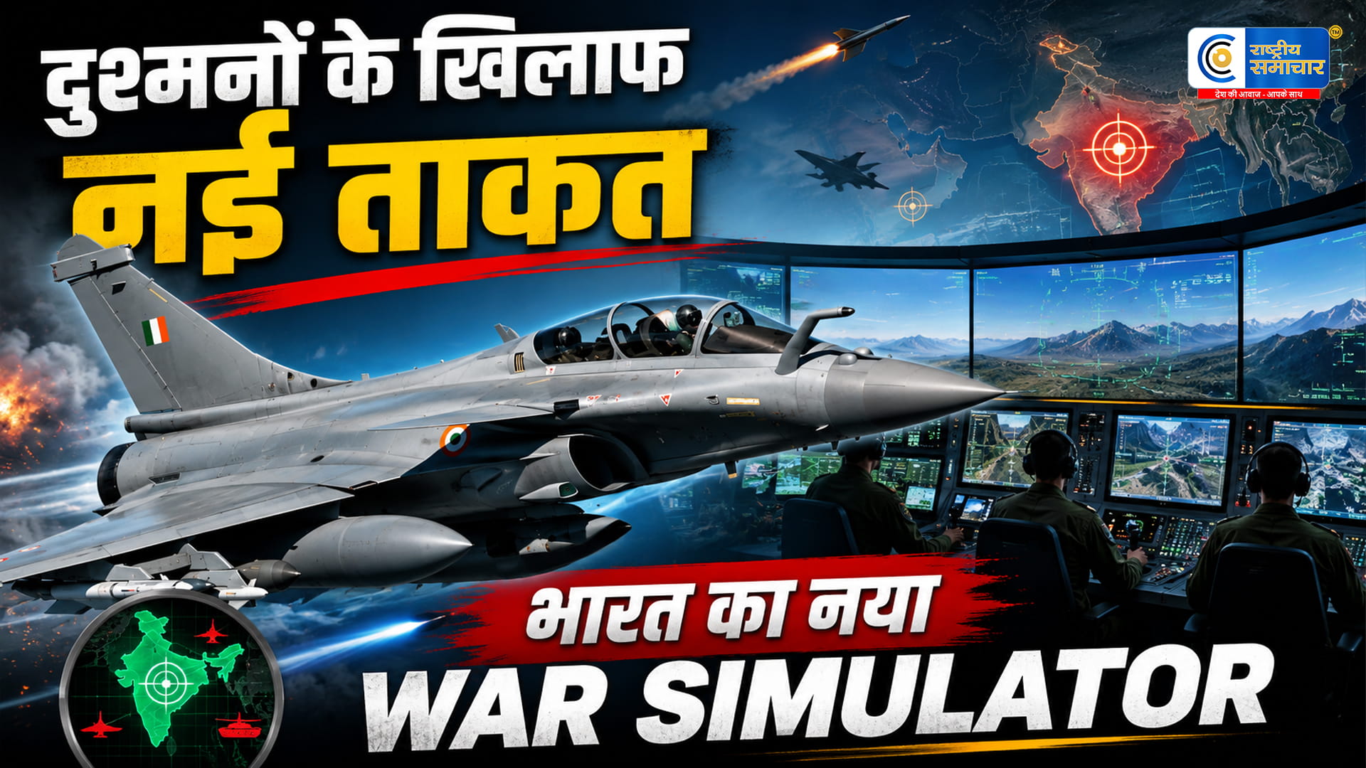 भारतीय वायुसेनाको मिलेगा हाईटेक ‘AGNI’ कॉम्बैट सिम्युलेटर, अब वर्चुअल युद्ध में दुश्मनों को मात देने की होगी तैयारी