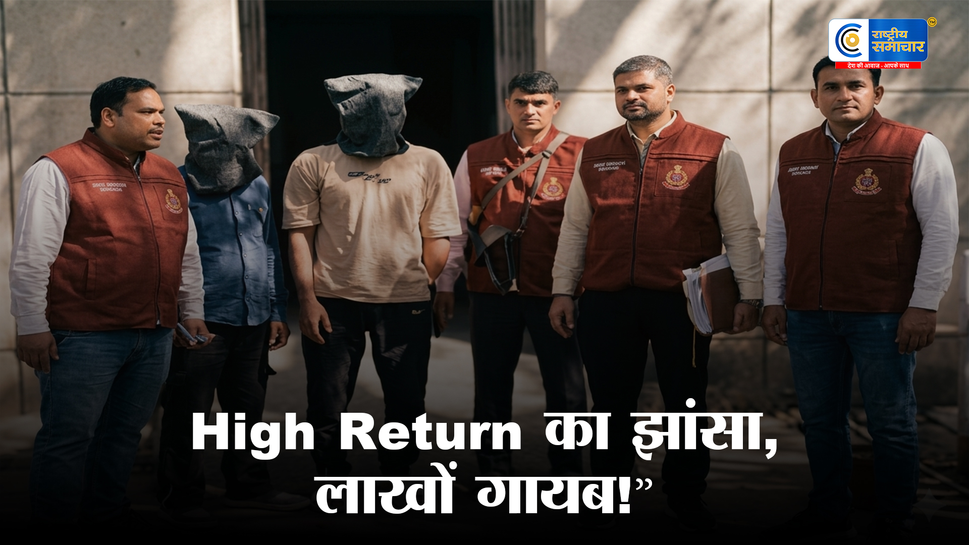 ऑनलाइन इन्वेस्टमेंट के नाम पर : 33 लाख की ठगी, दिल्ली क्राइम ब्रांच ने इंटरस्टेट गैंग का किया भंडाफोड़