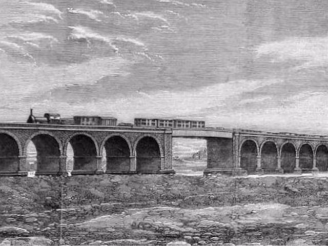 पहली ट्रेन की असली तस्वीर देखिए!