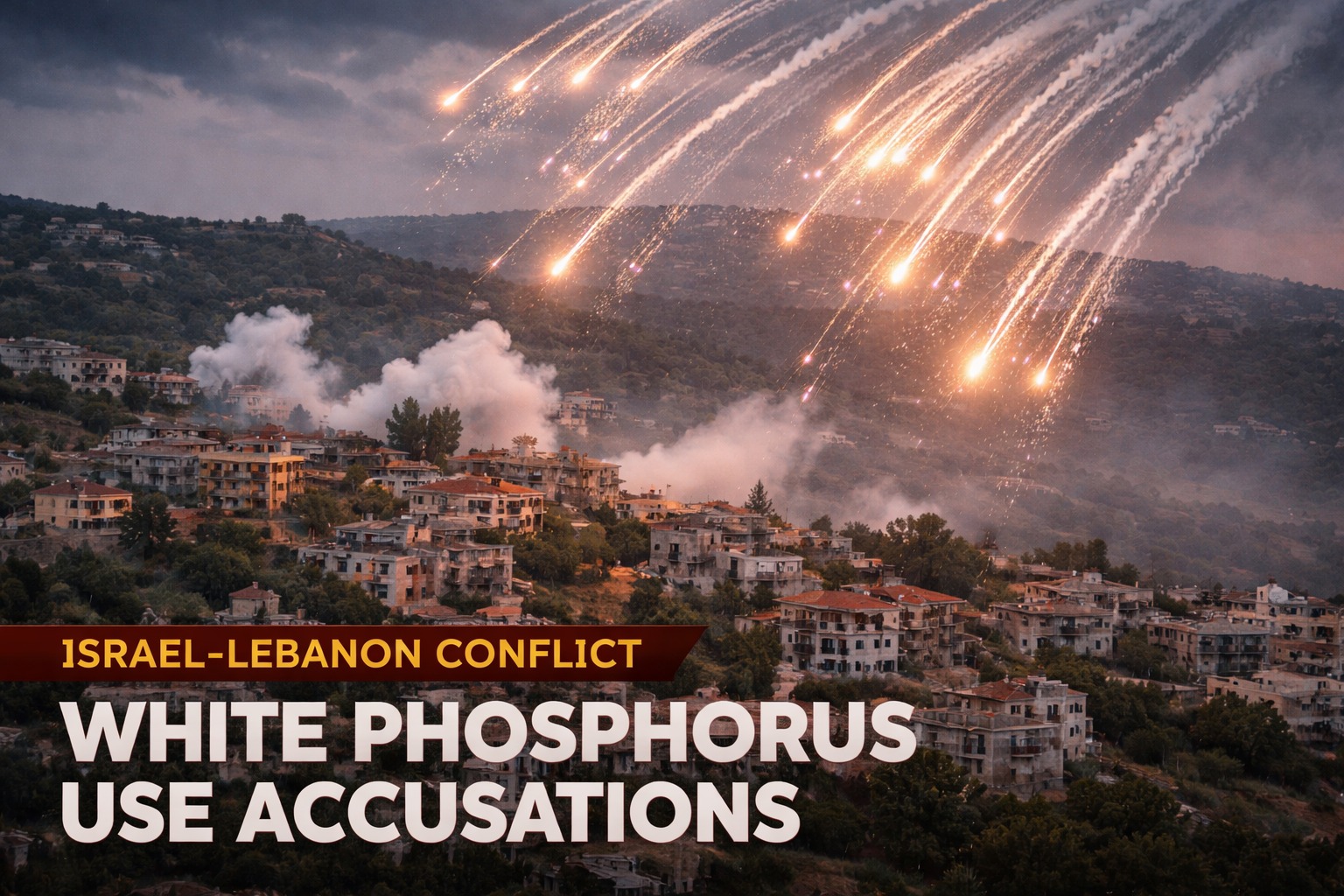 जंग का खौफनाक चेहरा:इजरायल पर ‘सफेद फॉस्फोरस’ से हमले का आरोप लगा 