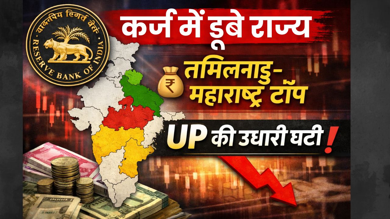 कर्ज लेने वाले राज्यों के हाल जानिए - महाराष्ट्र, तमिलनाडु टॉप पर, UP की उधारी में  गिरावट, कर्ज पर निर्भरता लगातार बढ़ रही
