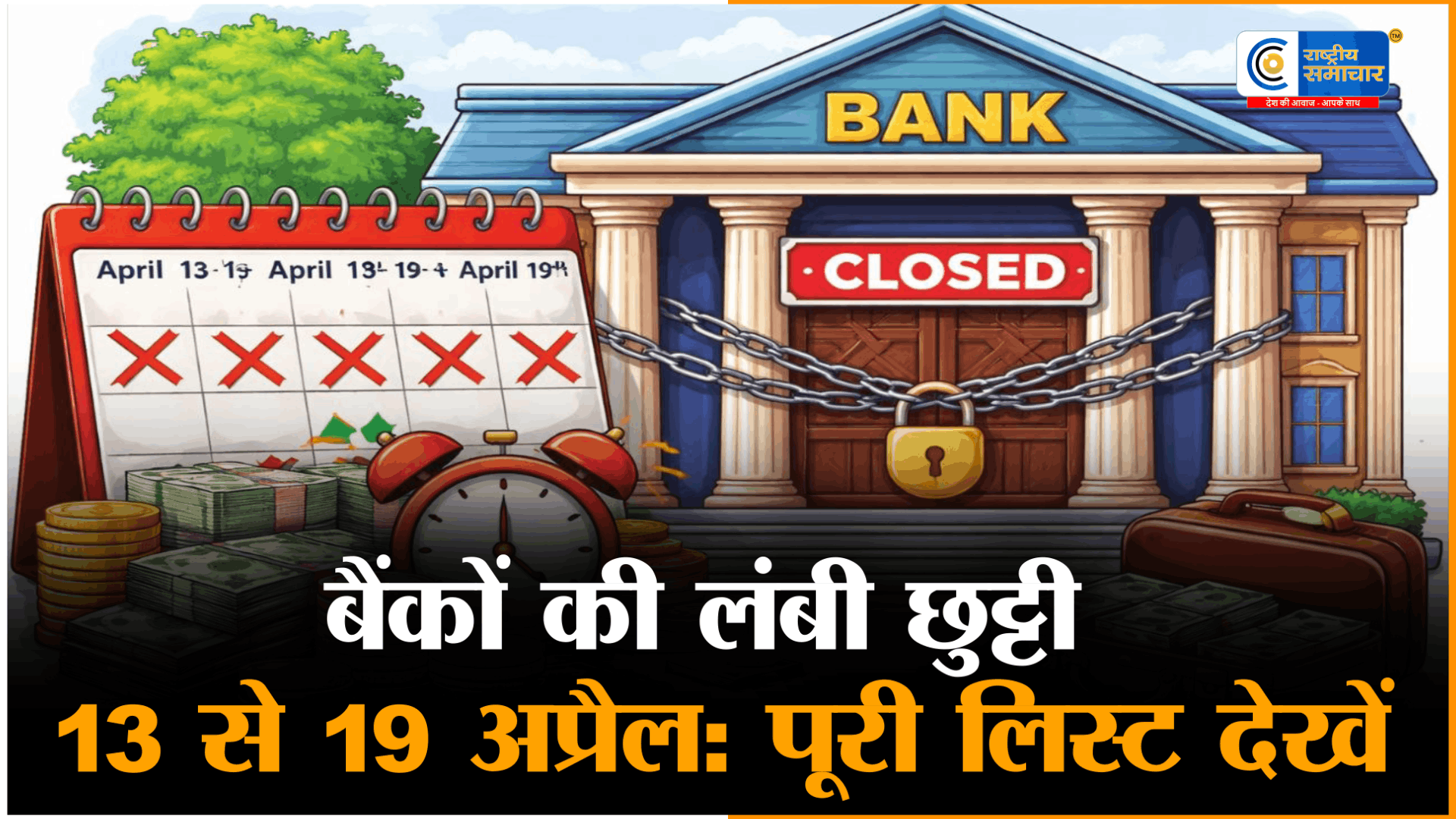 अगले हफ्ते बैंकों की लंबी छुट्टी! 7 में से 4 दिन बंद रहेंगे बैंक, घर से निकलने से पहले चेक करें पूरी लिस्ट