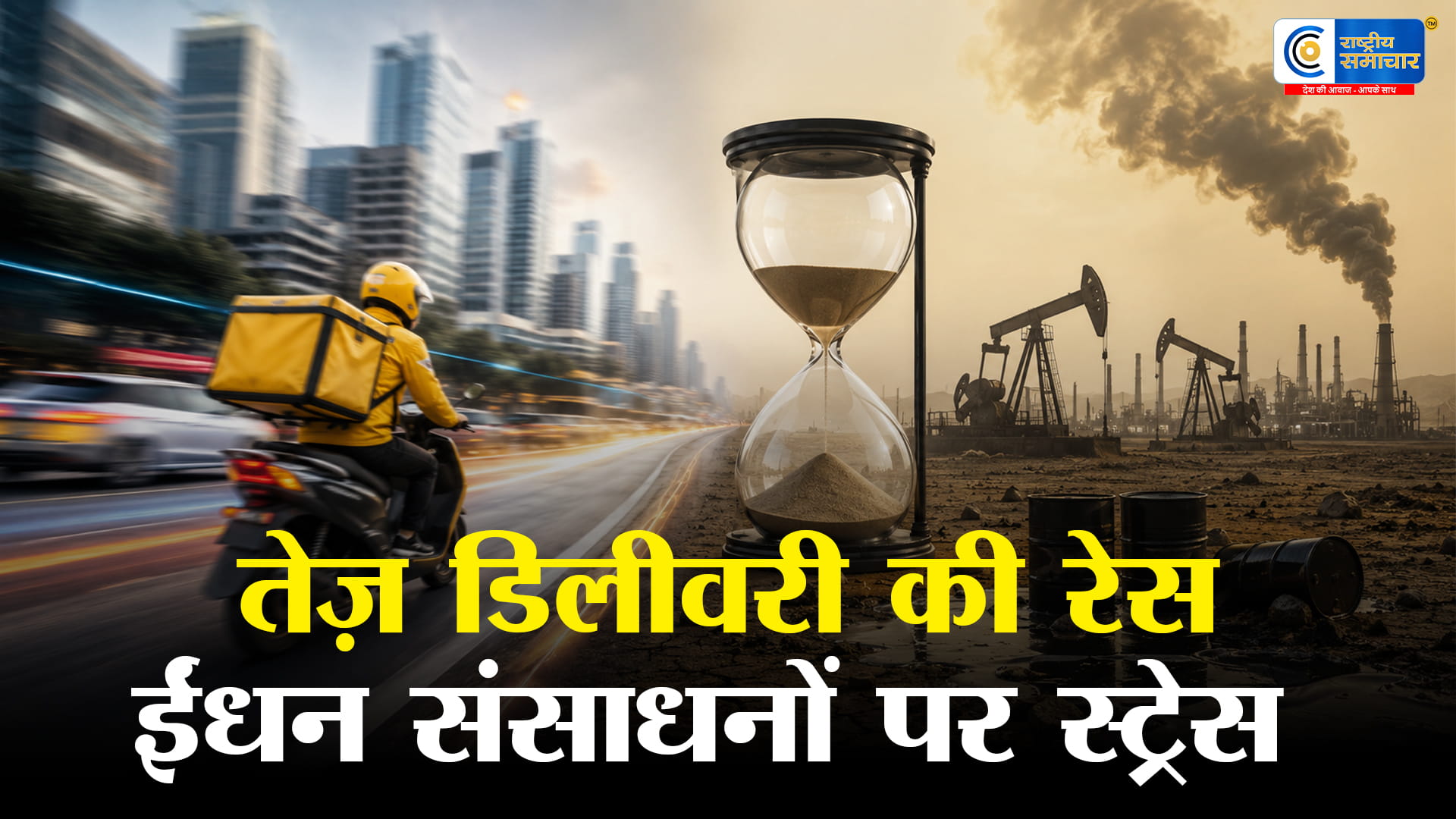 डिलीवरी फास्ट But लाइफ स्पीड स्लोक्विक कॉमर्स की तेज़ डिलीवरी का प्रभाव, कच्चे तेल संसाधनों पर दबाव