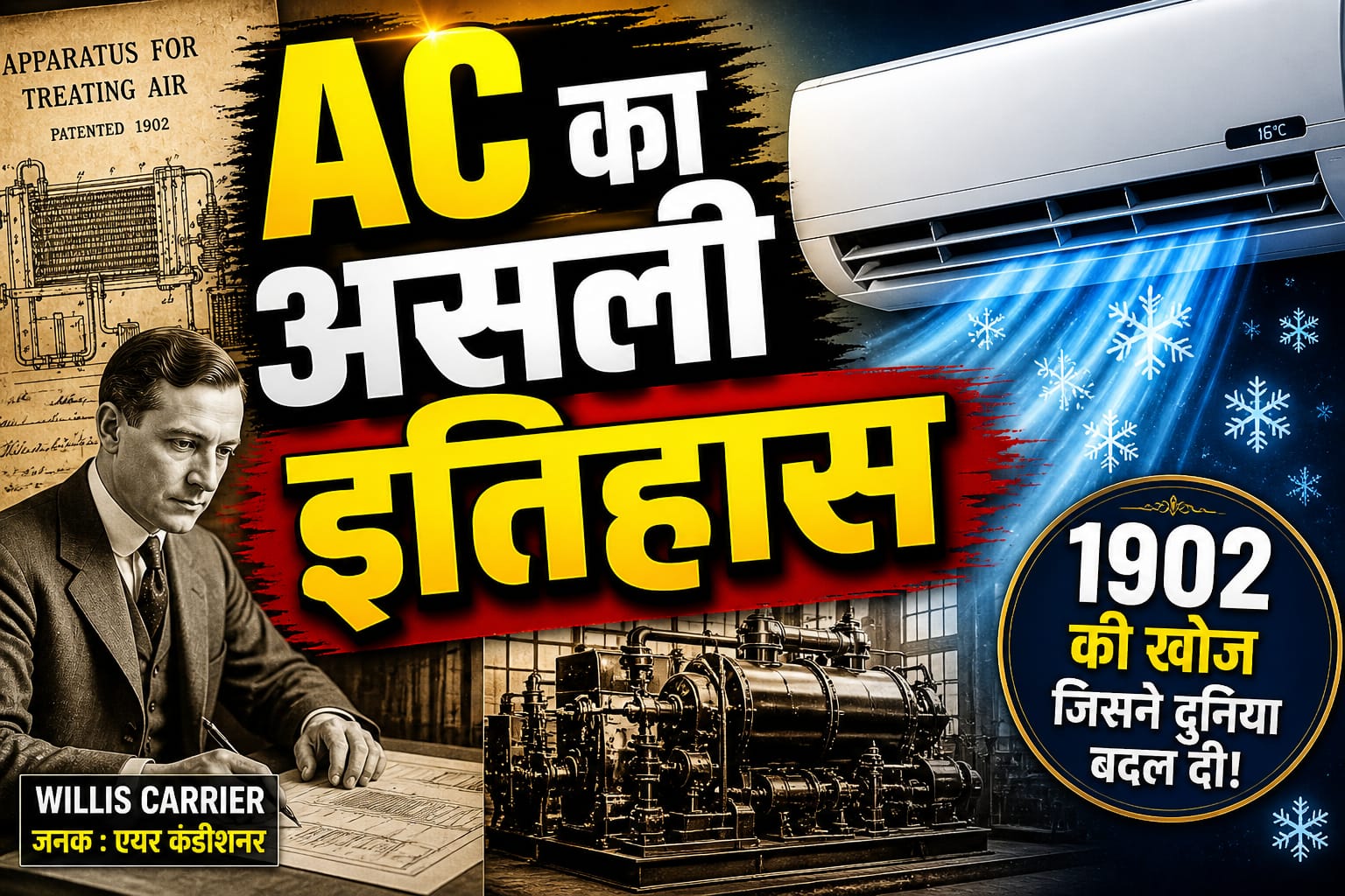 1902 की वो खोज जिसने दुनिया बदल दीप्रिंटिंग प्रेस की समस्या से जन्मा AC का आइडिया!,एक छोटी सी प्रिंटिंग समस्या और बन गया AC