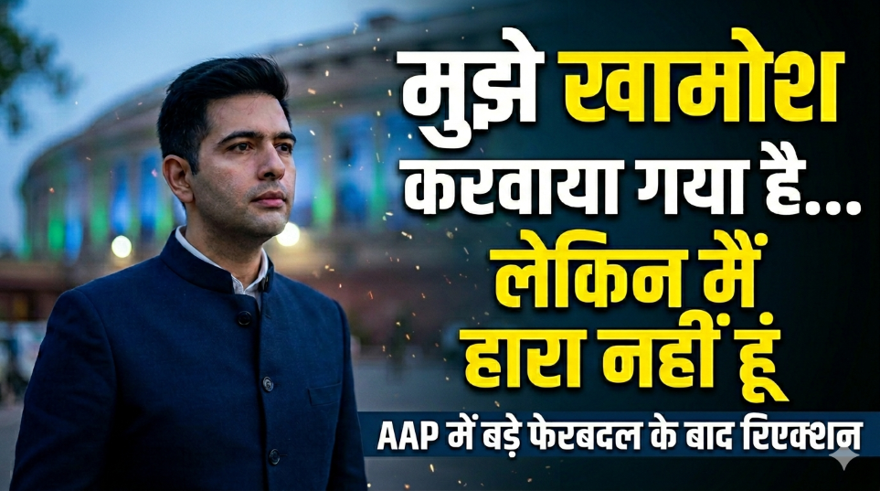 जनता के मुद्दे उठाना क्या गुनाह है? राज्यसभा में डिप्टी लीडर पद बदले जाने पर राघव चड्ढा ने दागे तीखे सवाल 