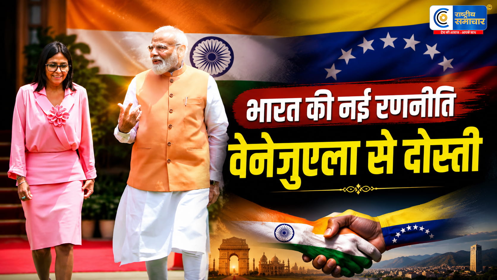 भारत-वेनेजुएला की बढ़ी नजदीकी,मिडिल ईस्ट तनाव के बीच तेल कारोबार बढ़ाने पर बड़ा फोकस
