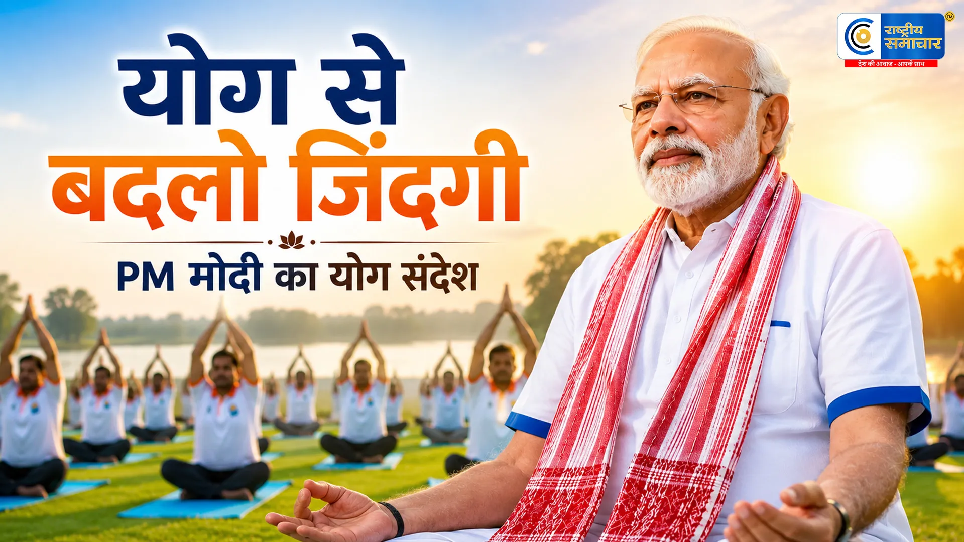 अंतरराष्ट्रीय योग दिवस पर पीएम मोदी का संदेश:योग को बनाएं जीवन का हिस्सा,70 की उम्र में भी रहें 50 जैसा स्वस्थ