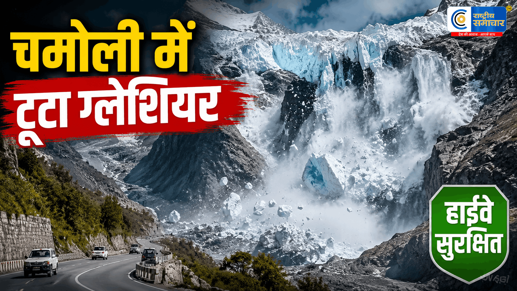 चमोली में टूटा ग्लेशियरहिमालय में बढ़ते खतरे का बड़ा संकेत! बद्रीनाथ हाईवे सुरक्षित लेकिन वैज्ञानिकों ने दी चेतावनी