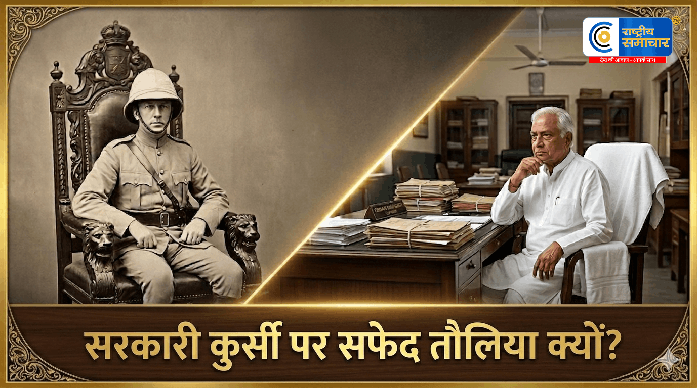 सरकारी कुर्सीपर सफेद तौलिया क्यों? जानिए 'साहब' की कुर्सी से जुड़ी इस पुरानी परंपरा का असली राज