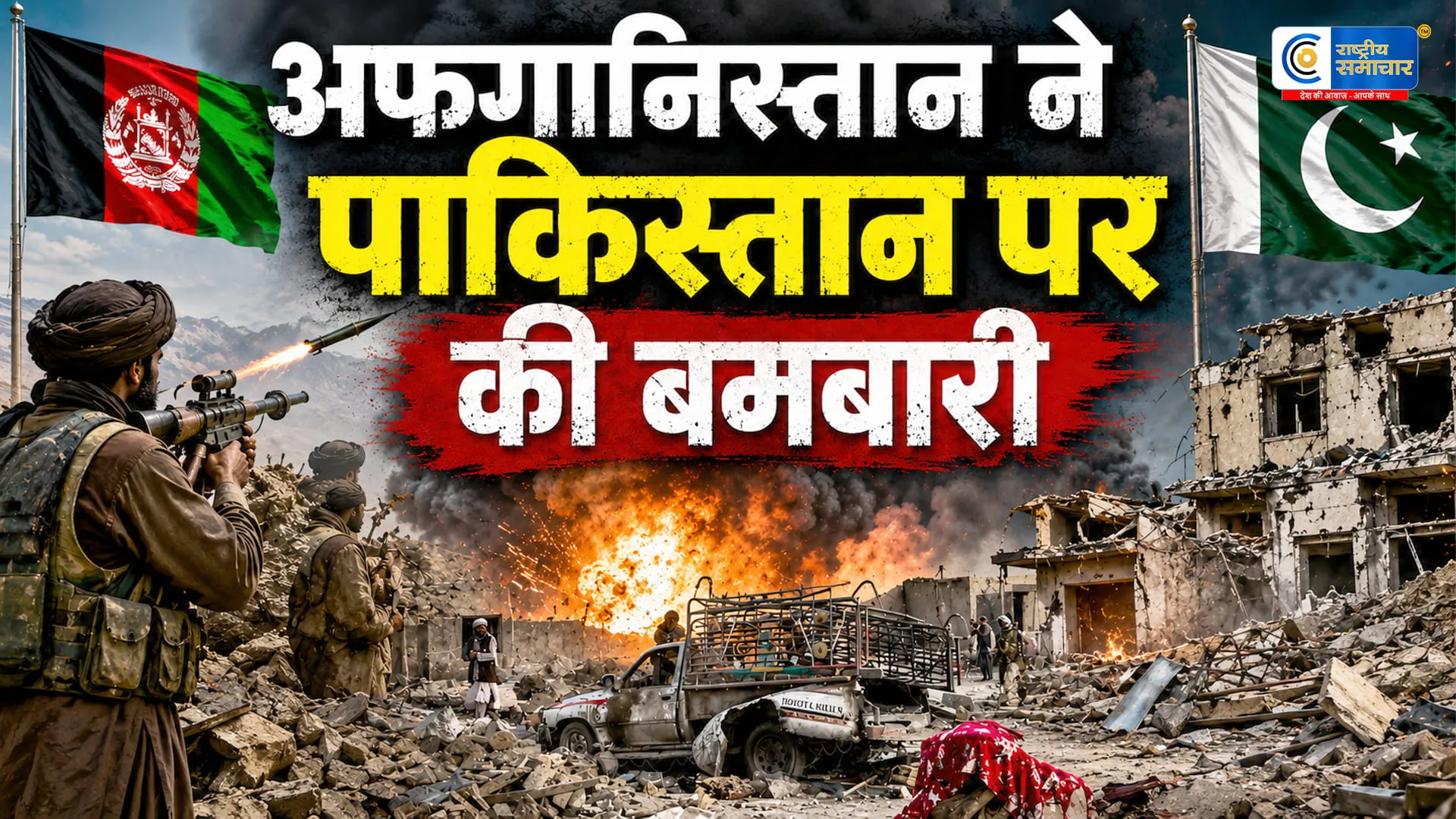 अफगानिस्तान का पाकिस्तान पर बड़ा आरोप:हवाई हमले में 13 नागरिकों की मौत, 11 बच्चे शामिल