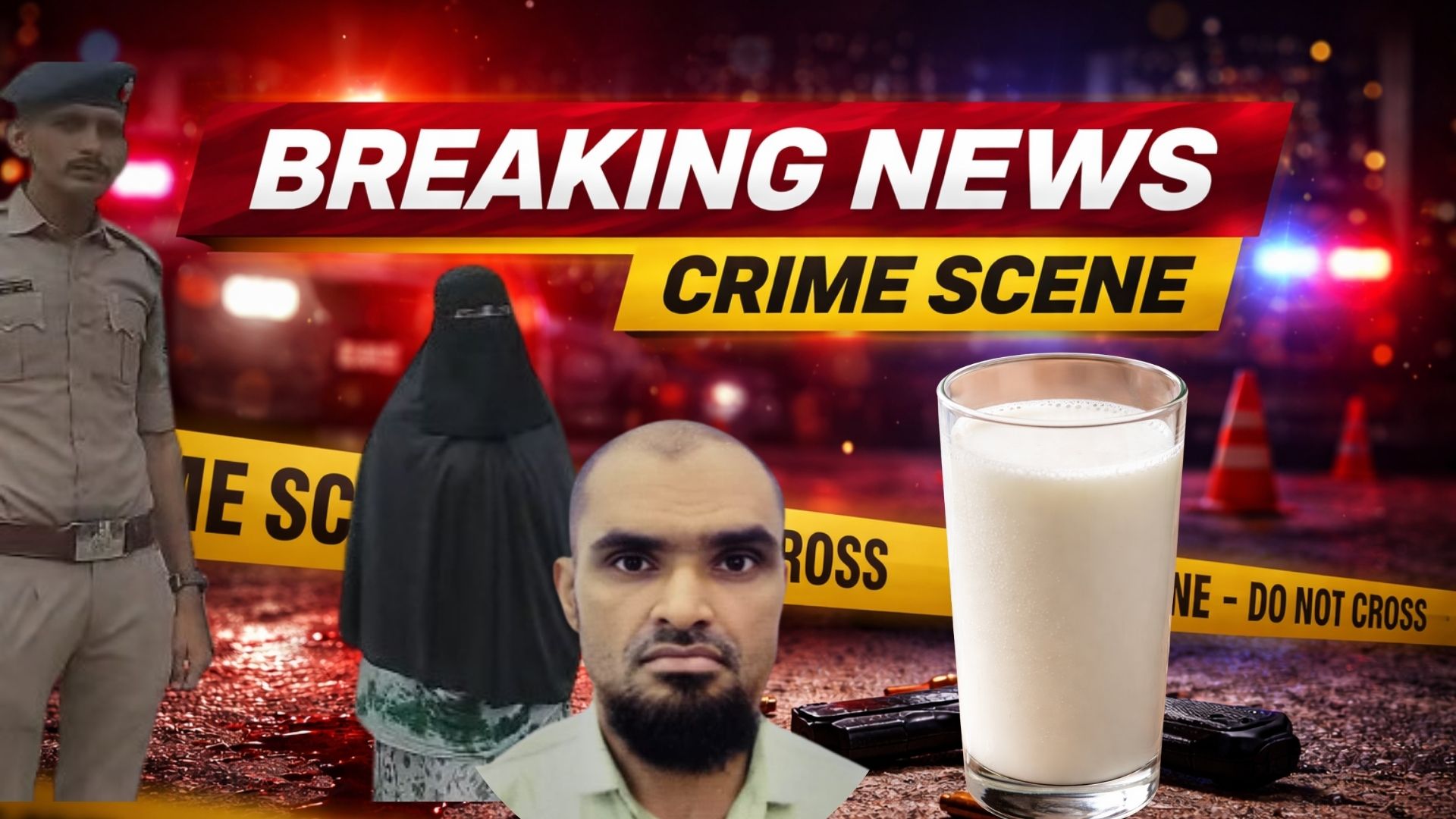 हल्दी वाले दूध में जहर मिला दिया,नहीं मरा तो सोते वक्त गला और छाती दबाकर पत्नी ने कर दी पति की हत्या, सूरत की घटना