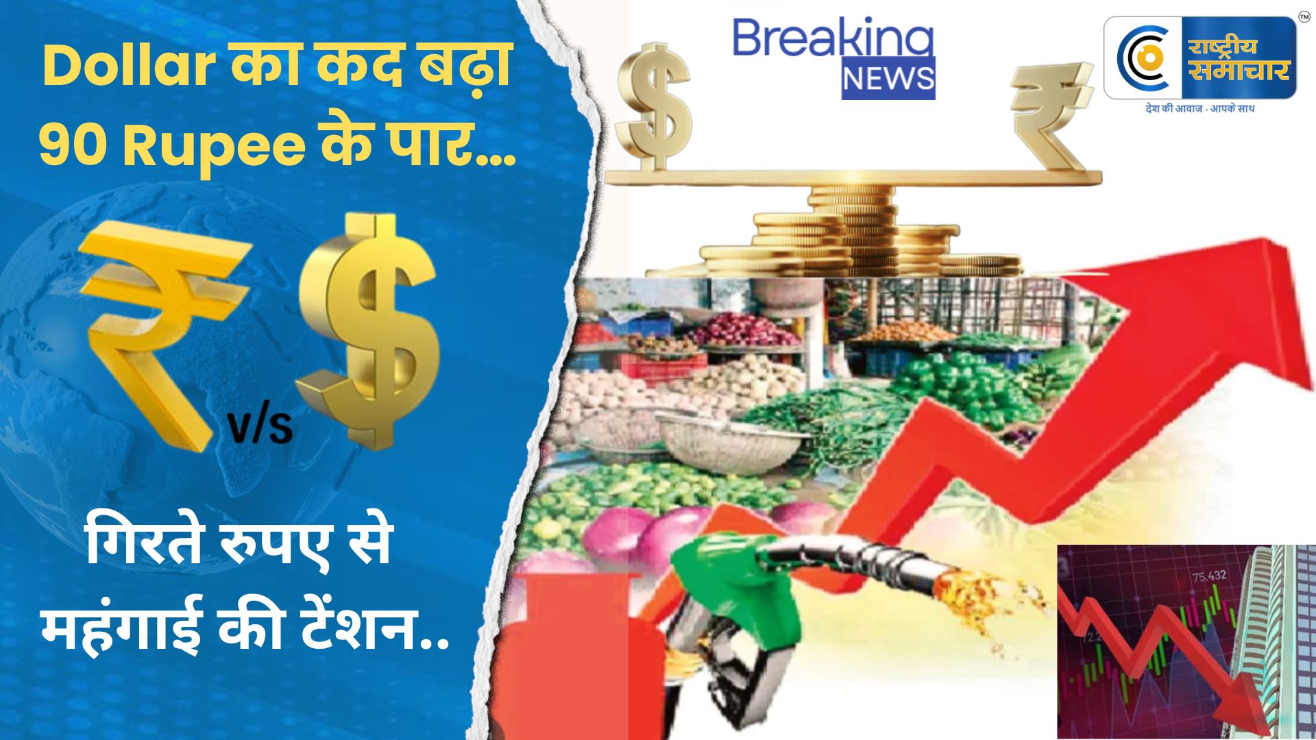 Dollar 90 Rupee पार…गिरते रुपए से महंगाई की टेंशन, स्मार्टफोन, पेट्रोल, ईएमआई और विदेश में पढ़ाई का खर्च हो सकते हैं महंगे