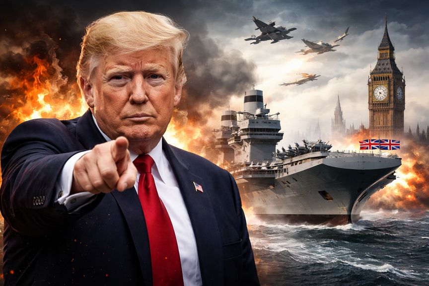 अंतर्राष्ट्रीय कूटनीति :ट्रंप का ब्रिटेन पर तीखा बयान- “मदद नहीं चाहिए, लेकिन हिसाब रहेगा”