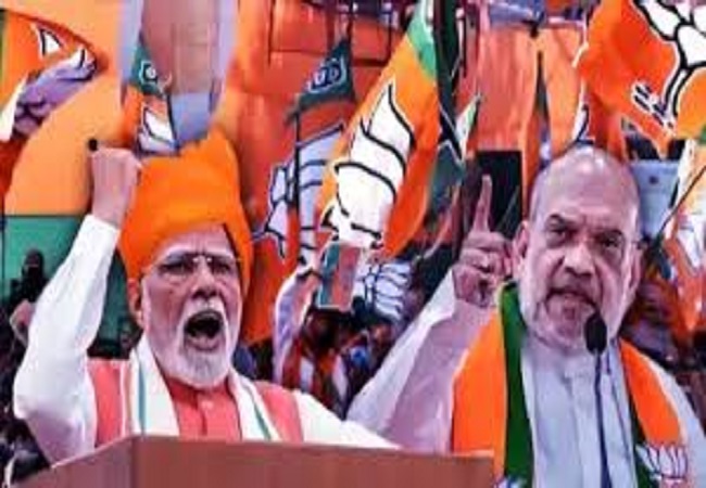 बिहार चुनाव में भाजपा का ऐतिहा​सिक प्रदर्शन : रुझानों में एनडीए का आंकड़ा 200 के पार, महागठबंधन का आंकड़ा 35 पर सीमटा