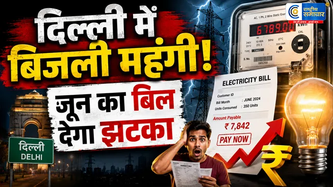 दिल्ली में महंगी होगी बिजली जून के बिल में बढ़ेगा खर्च DERC ने PPAC सरचार्ज बढ़ाने को दी मंजूरी