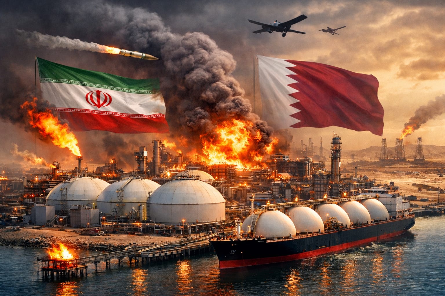 दुनिया की गैस राजधानी पर संकट : रास लफान पर हमला, ईरान-कतर तनाव से वैश्विक ऊर्जा बाजार में उथल-पुथल 