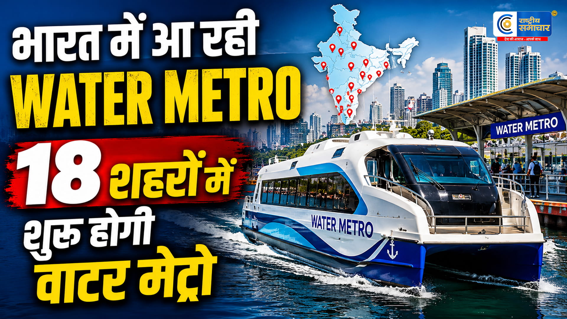 अब पानी पर दौड़ेगी मेट्रो! वाराणसी, अयोध्या, पटना और श्रीनगर समेत 18 शहरों में शुरू होगी नई वाटर मेट्रो सेवा