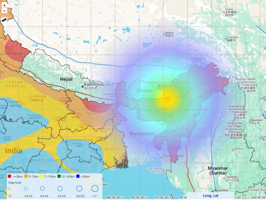 असम में 5.8 तीव्रता के भूकंप के बाद दो और कम तीव्रता के भूकंप से दहशत पड़ोसी देशों में भी असर : 