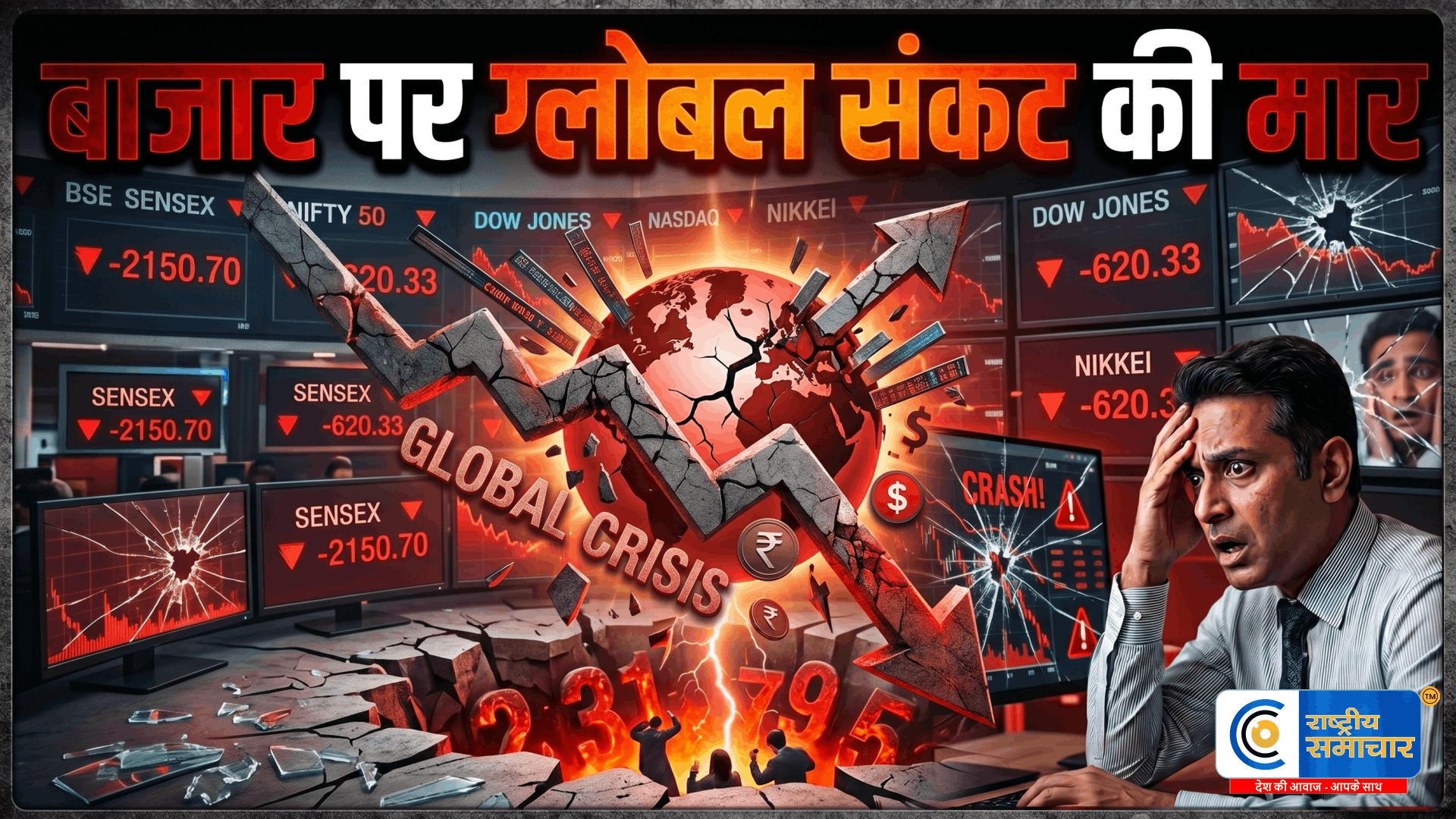 Stock Market Today: कमजोर शुरुआत से टूटा बाजार, सेंसेक्स 430 अंक लुढ़का; निफ्टी 23,700 के नीचे, IT शेयरों में भारी बिकवाली