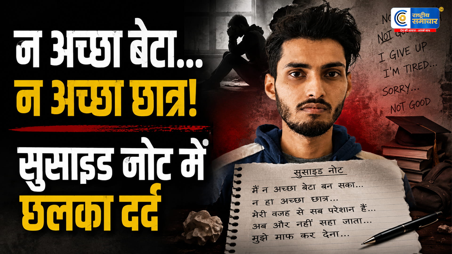 अगले जन्म में फिर आपका बेटा बनकर लौटूंगा.. BTech छात्र ने सुसाइड नोट लिख हॉस्टल में दी जान,गोरखपुर के निजी हॉस्टल में रह रहे 