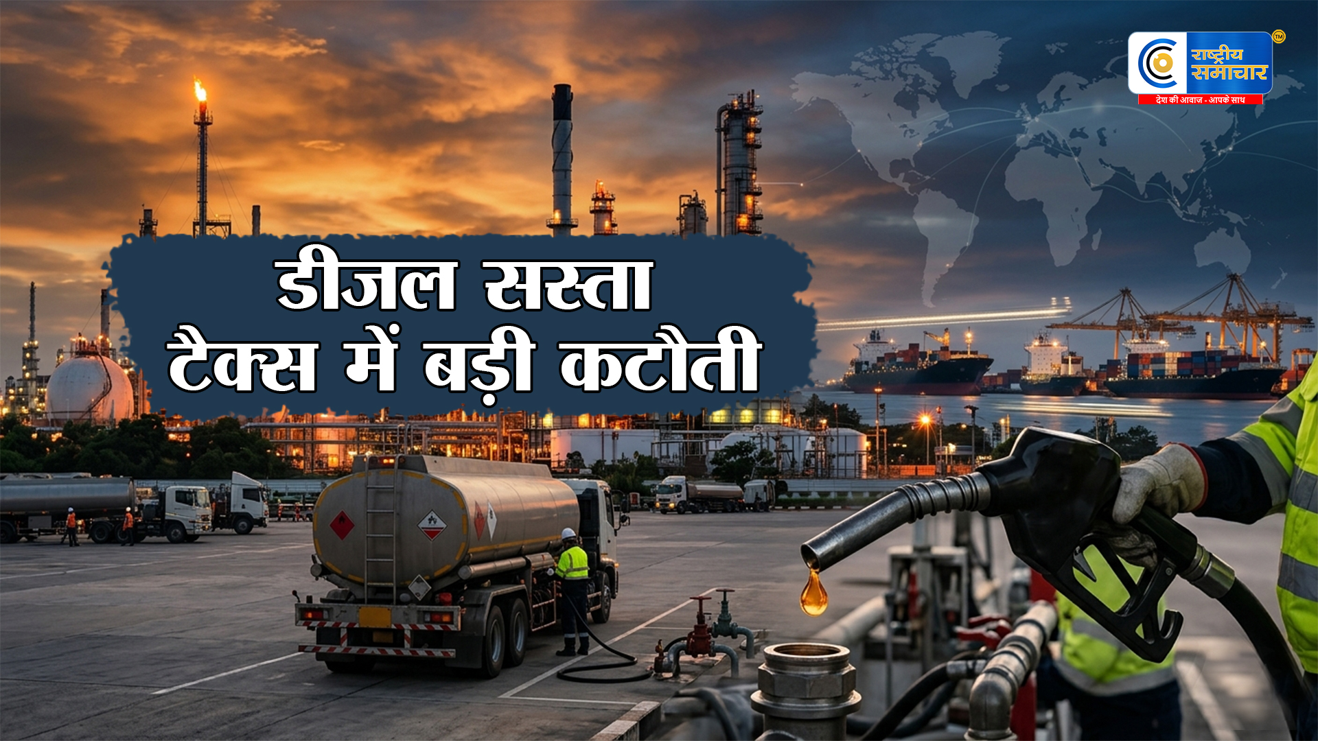 डीजल और ATF एक्सपोर्ट टैक्स में बड़ी राहत, पेट्रोल पर ड्यूटी फ्री नीति जारी ऊर्जा सेक्टर में बड़ा फैसला 