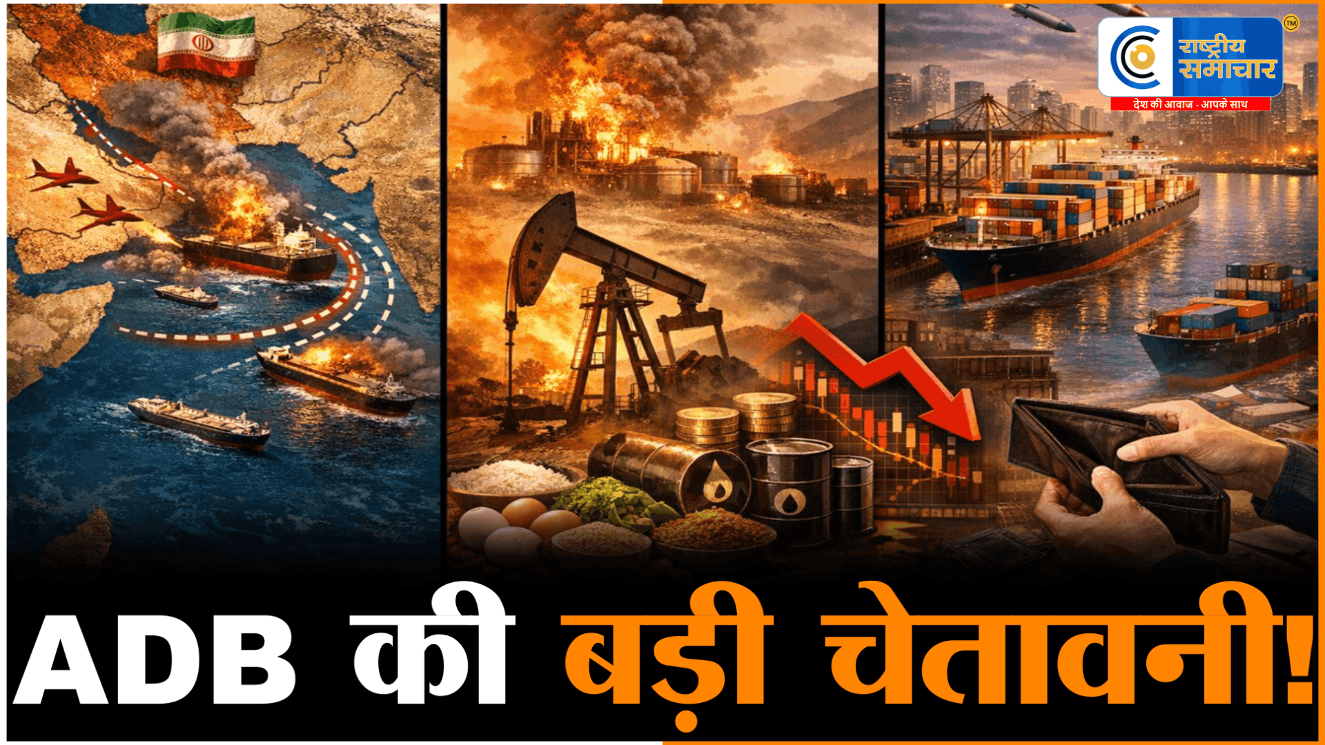 ADB ने GDP ग्रोथ पर दी बड़ी चेतावनीUS-Iran War Impact: क्या भारत में फूटने वाला है महंगाई बम?