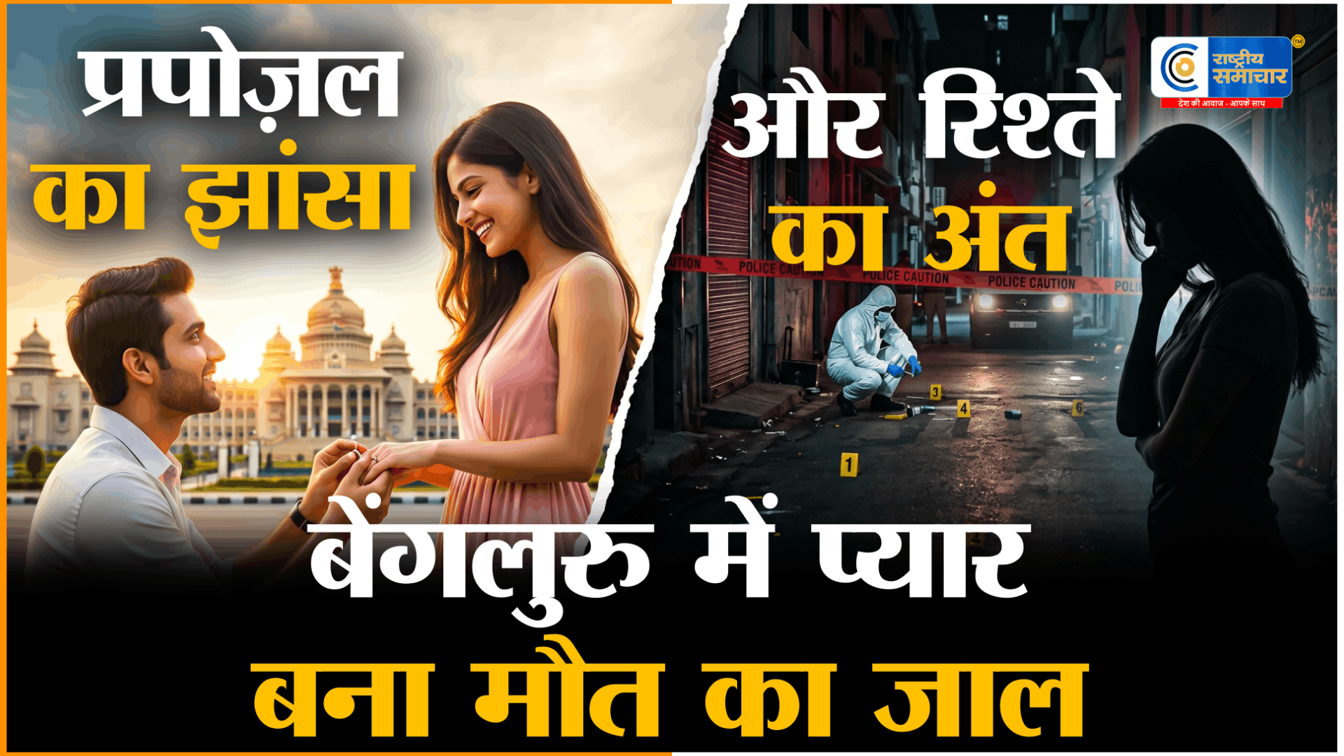 वेस्टर्न-स्टाइल प्रपोज़लके नाम पर खौफनाक साजिश: बेंगलुरु में गर्लफ्रेंड ने बॉयफ्रेंड को जिंदा जलाकर मौत के घाट उतारा