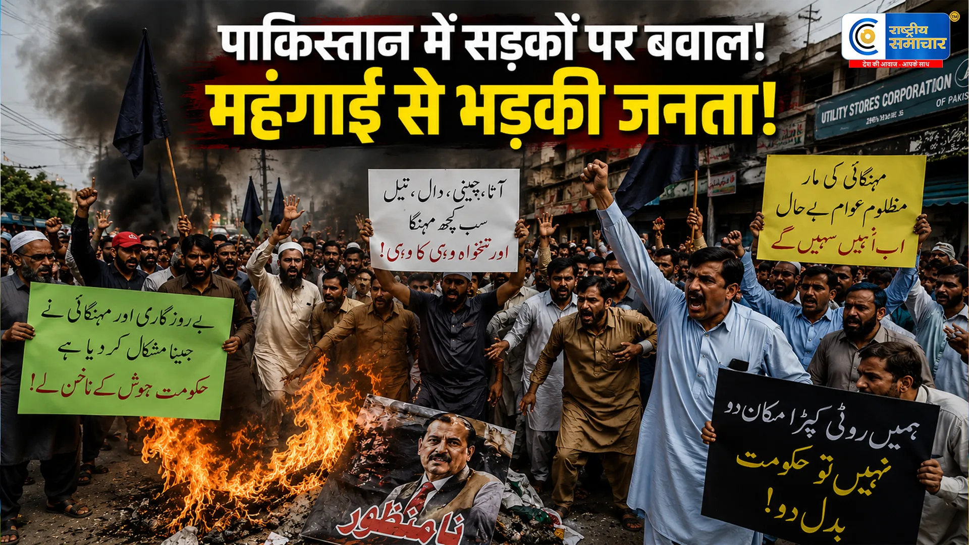पाकिस्तान में महंगाई के खिलाफ फूटा जनता का गुस्सा..मजदूरों और रिक्शा चालकों ने सरकार को दी देशव्यापी आंदोलन की चेतावनी