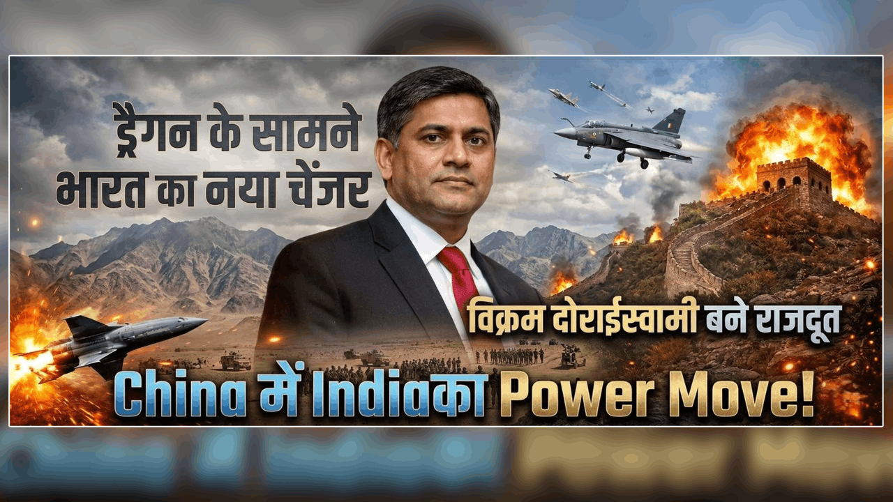 चीन में भारत का बड़ा दांव! विक्रम दोराईस्वामी बने चीन में भारत के नए राजदूत, ड्रैगन संग रिश्तों में नई डिप्लोमैसी मे नया मोड़
