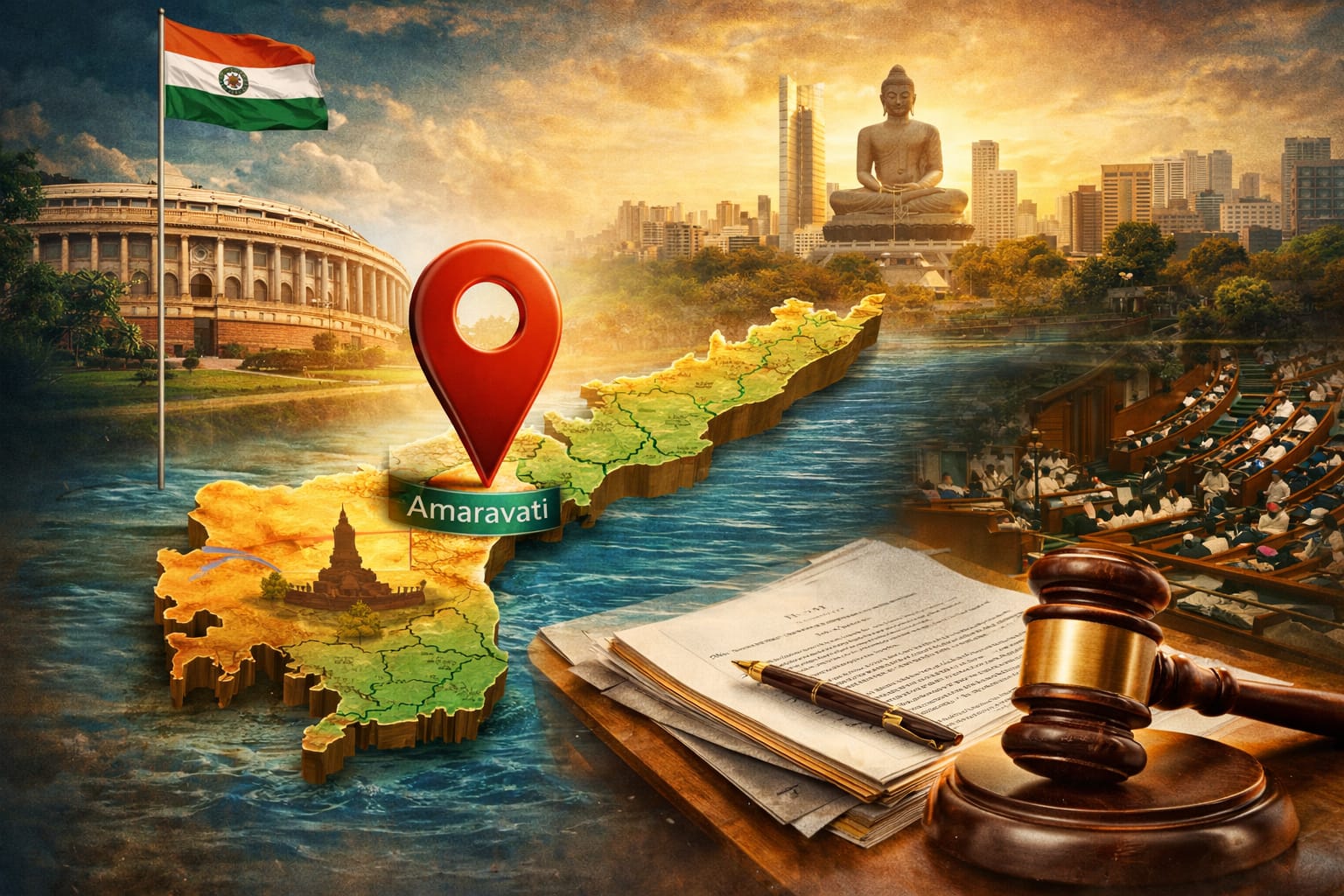 आंध्र प्रदेश को मिलेगी नई आधिकारिक राजधानी: लंबे समय से चल रही मांग पूरी, केंद्र सरकार जल्द ही एक महत्वपूर्ण विधेयक लोकसभा में पेश करने जा रही है