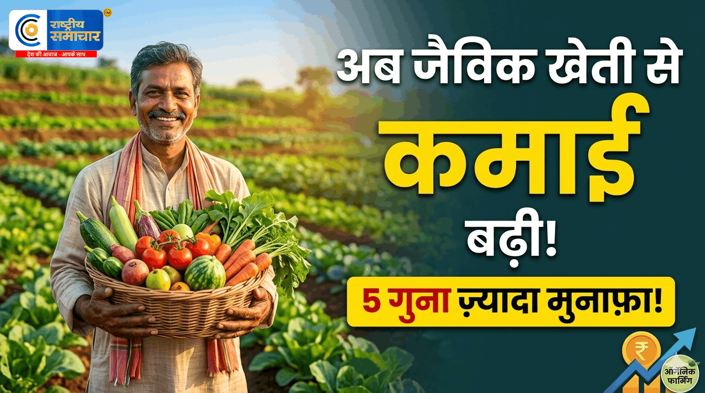  जैविक खेती से बढ़ेगी किसानों की आयसरकार दे रही ₹50,000 की सहायता और ट्रेनिंग,परंपरागत कृषि विकास योजना के तहत किसानों 