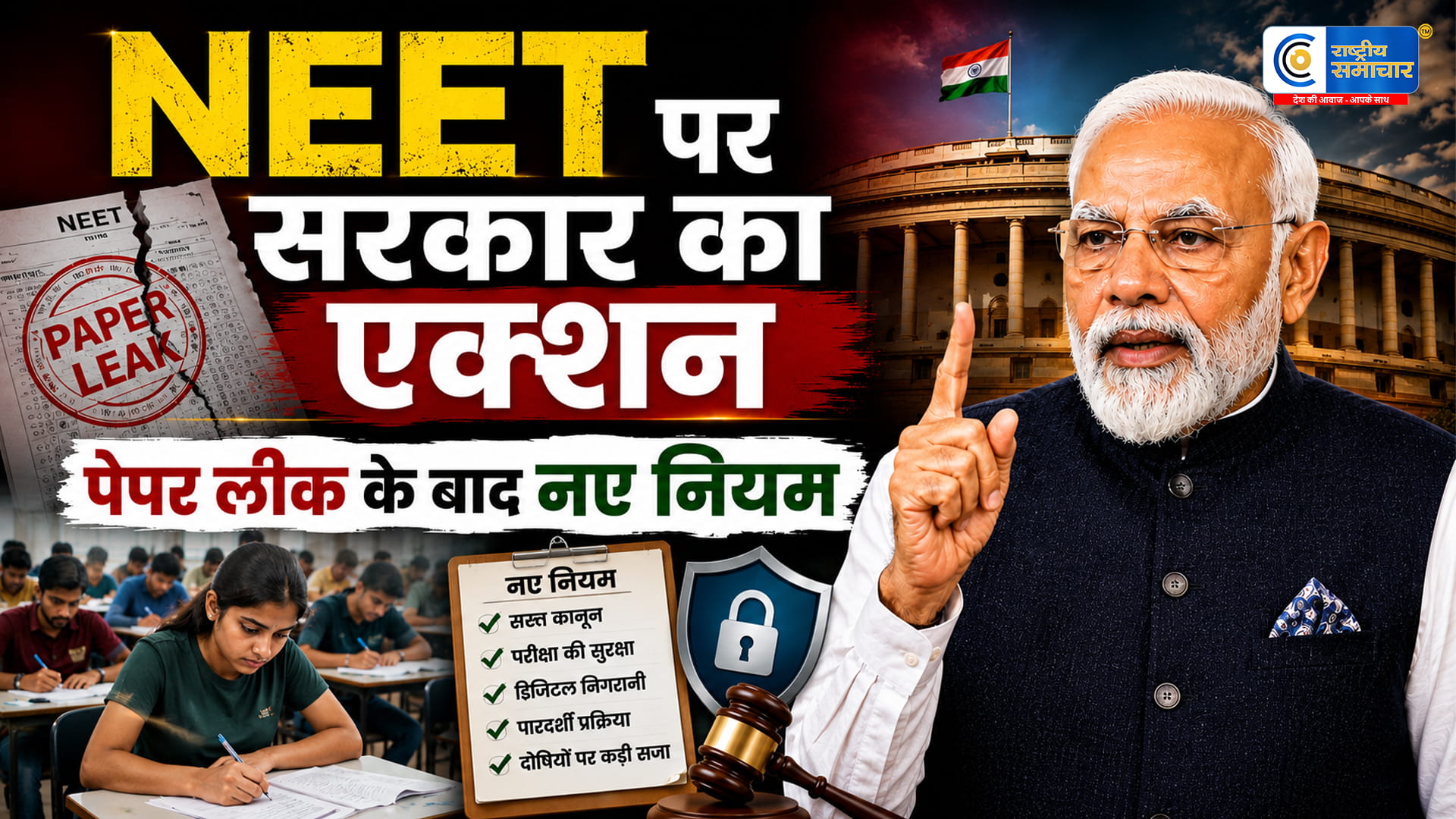 NEET-UG पेपर लीकके बाद सरकार के 6 बड़े ऐलान, छात्रों को मिलेगा एक्स्ट्रा टाइम और फ्री ट्रांसपोर्ट