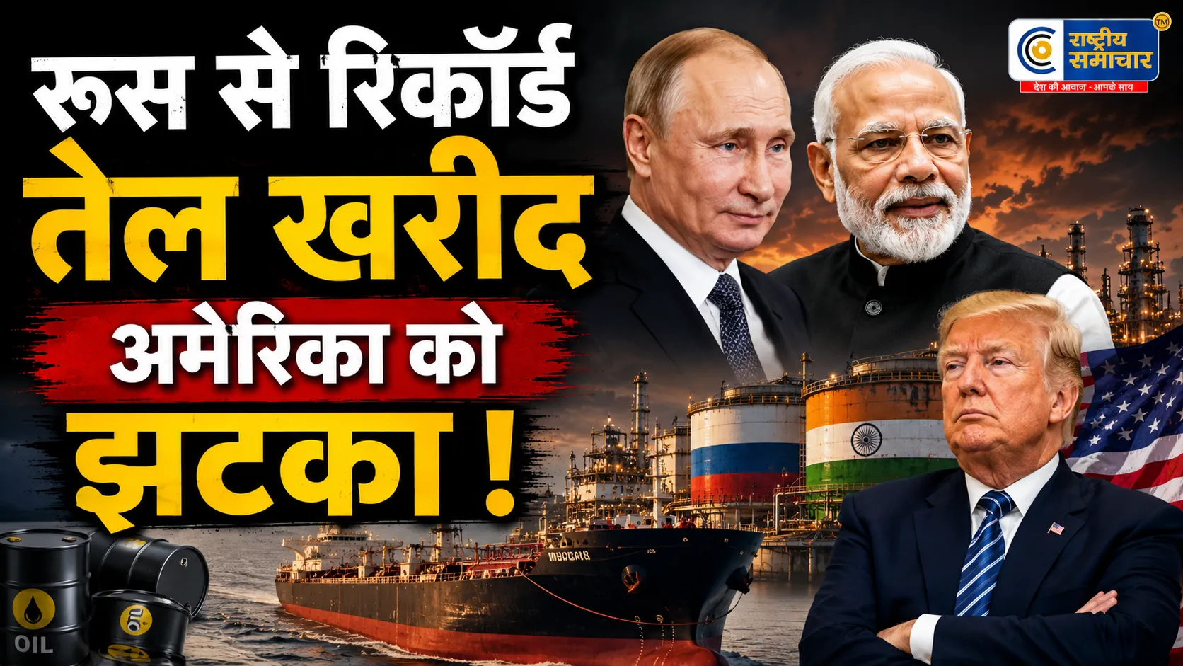  भारत ने बढ़ाई रूस से तेल खरीदअमेरिकी क्रूड आयात में बड़ी गिरावट, होर्मुज संकट के बीच बनाया रणनीतिक भंडार
