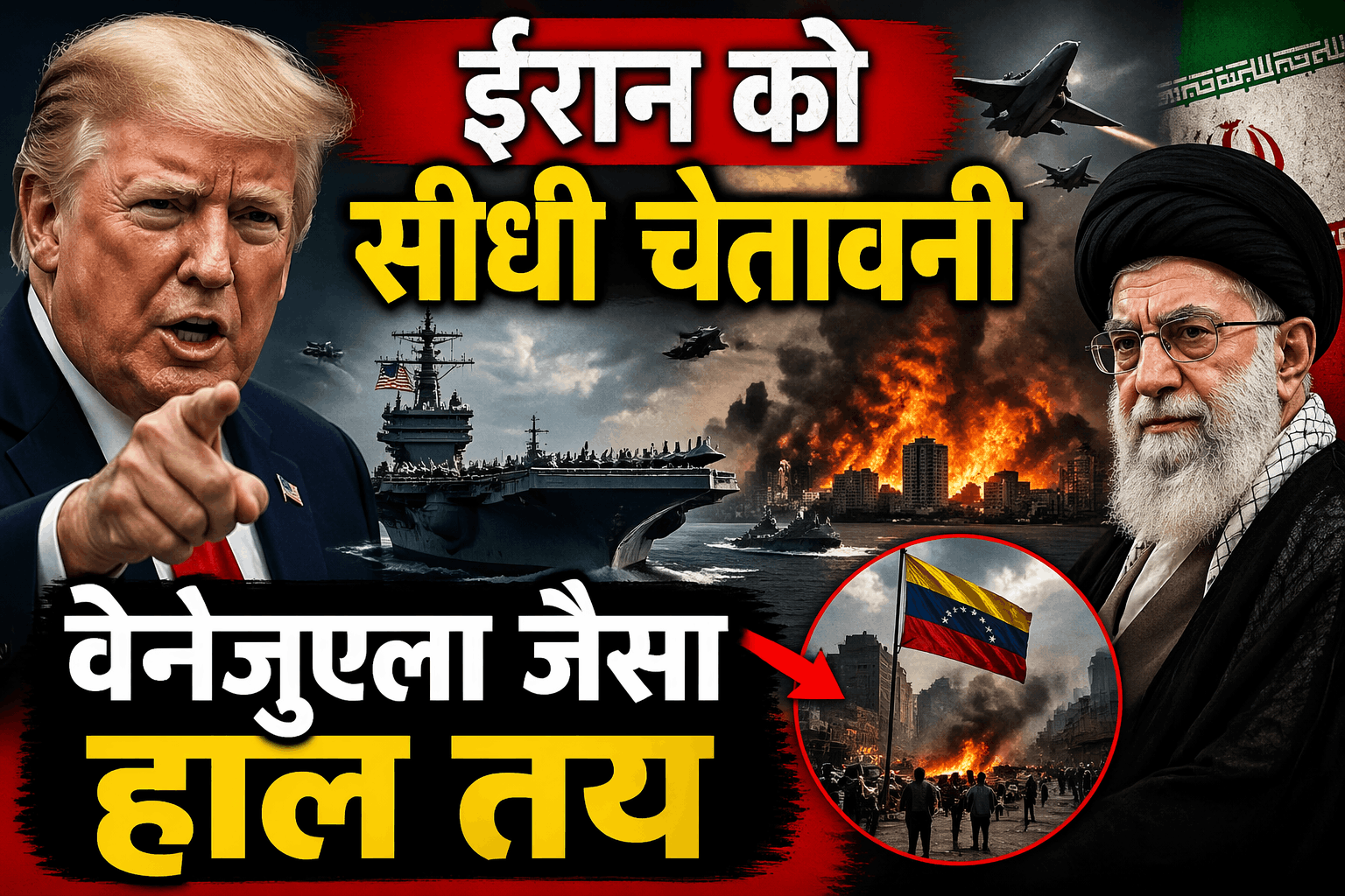 ट्रंप का बड़ा बयान:इजरायल ने मुझे युद्ध के लिए कभी नहीं मनाया,ईरान को वेनेजुएला जैसी चेतावनी,पैसा इजरायल के हित में खर्च कर रहा है